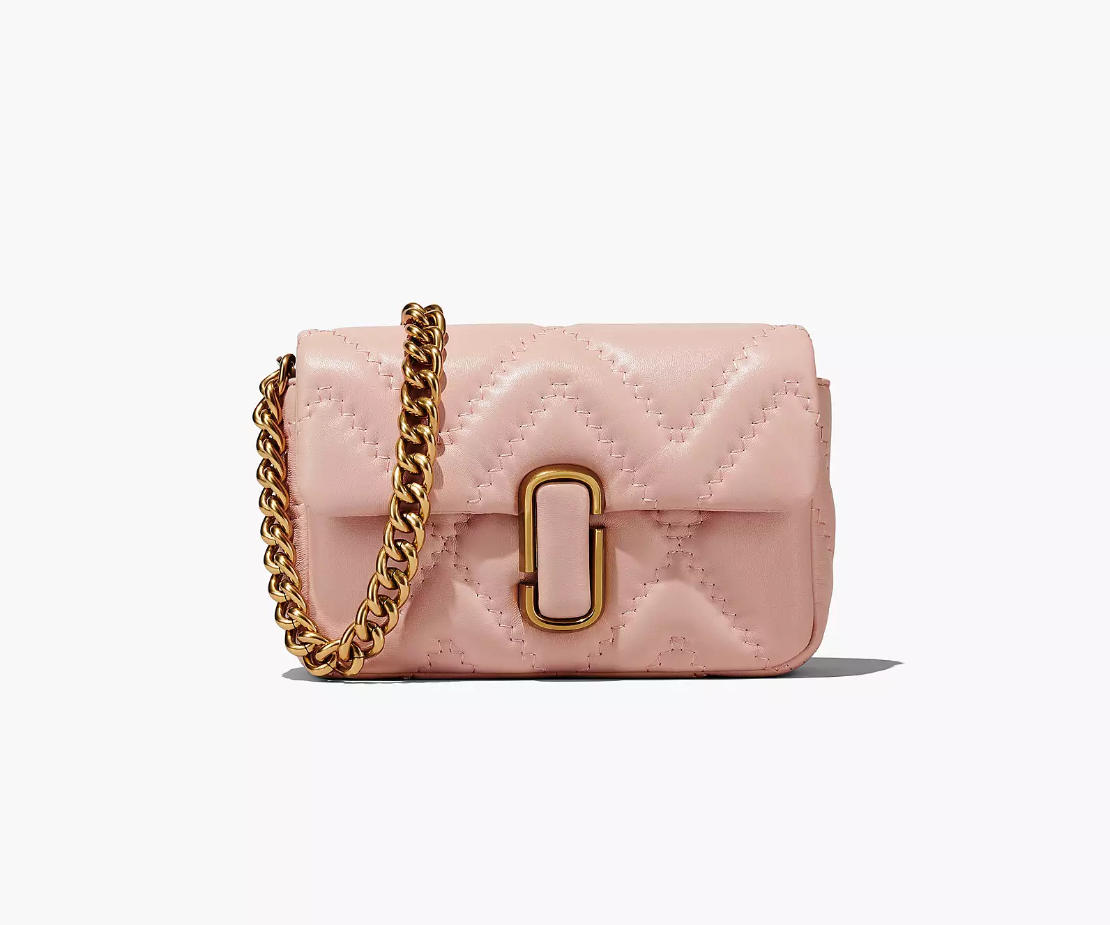 THE QUILTED LEATHER J MARC SHOULDER BAG