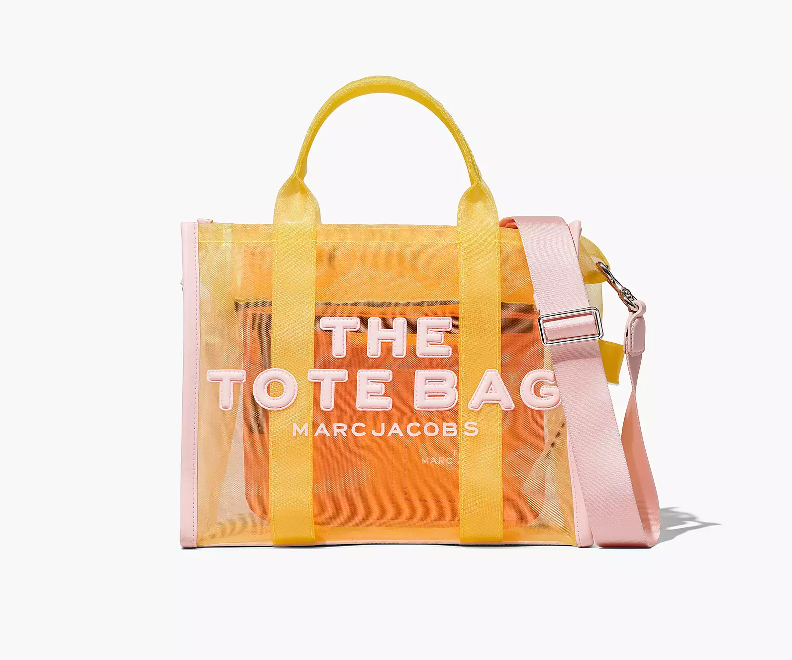 THE COLORBLOCK MESH MEDIUM TOTE BAG