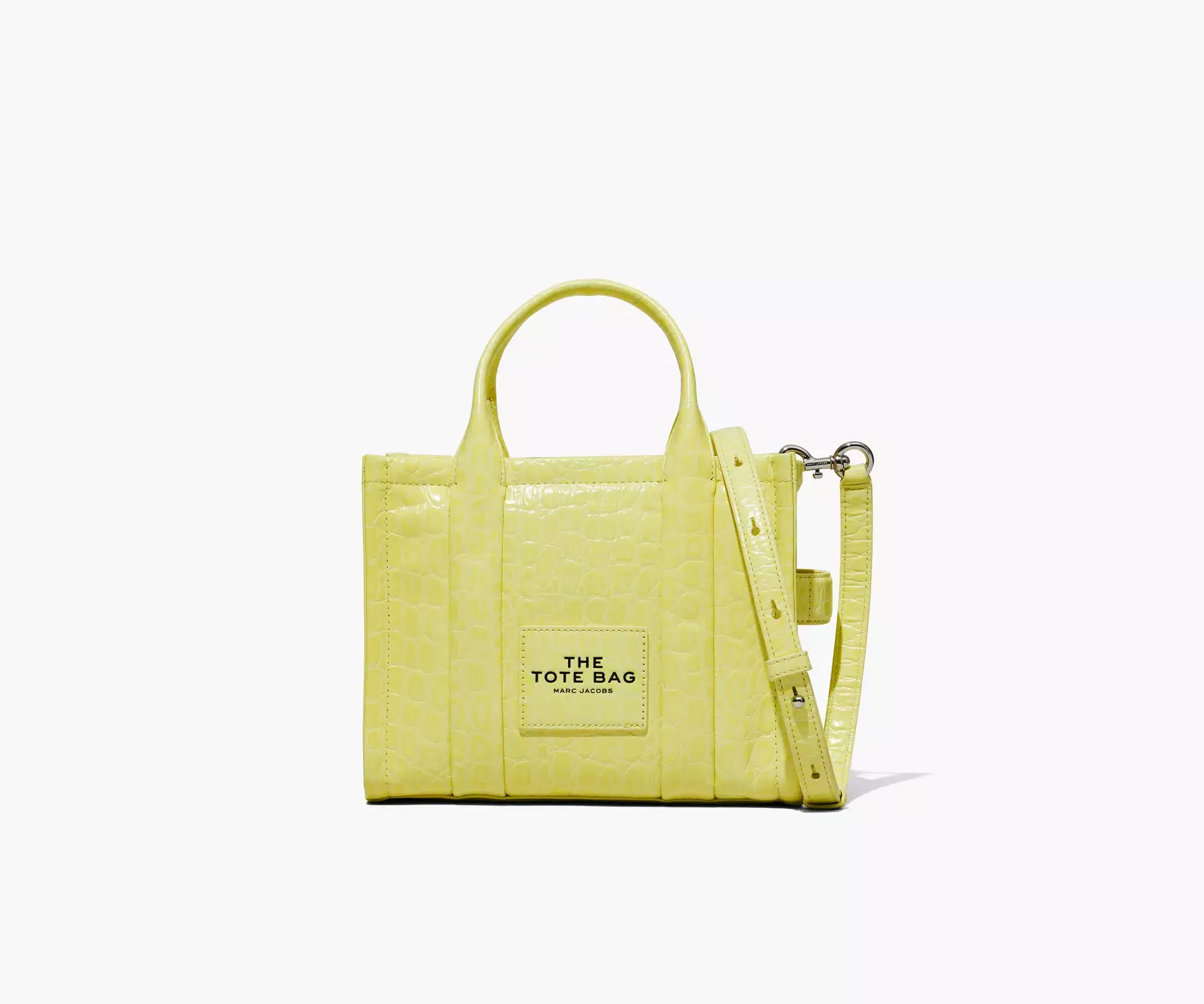 THE CROC-EMBOSSED MINI TOTE BAG