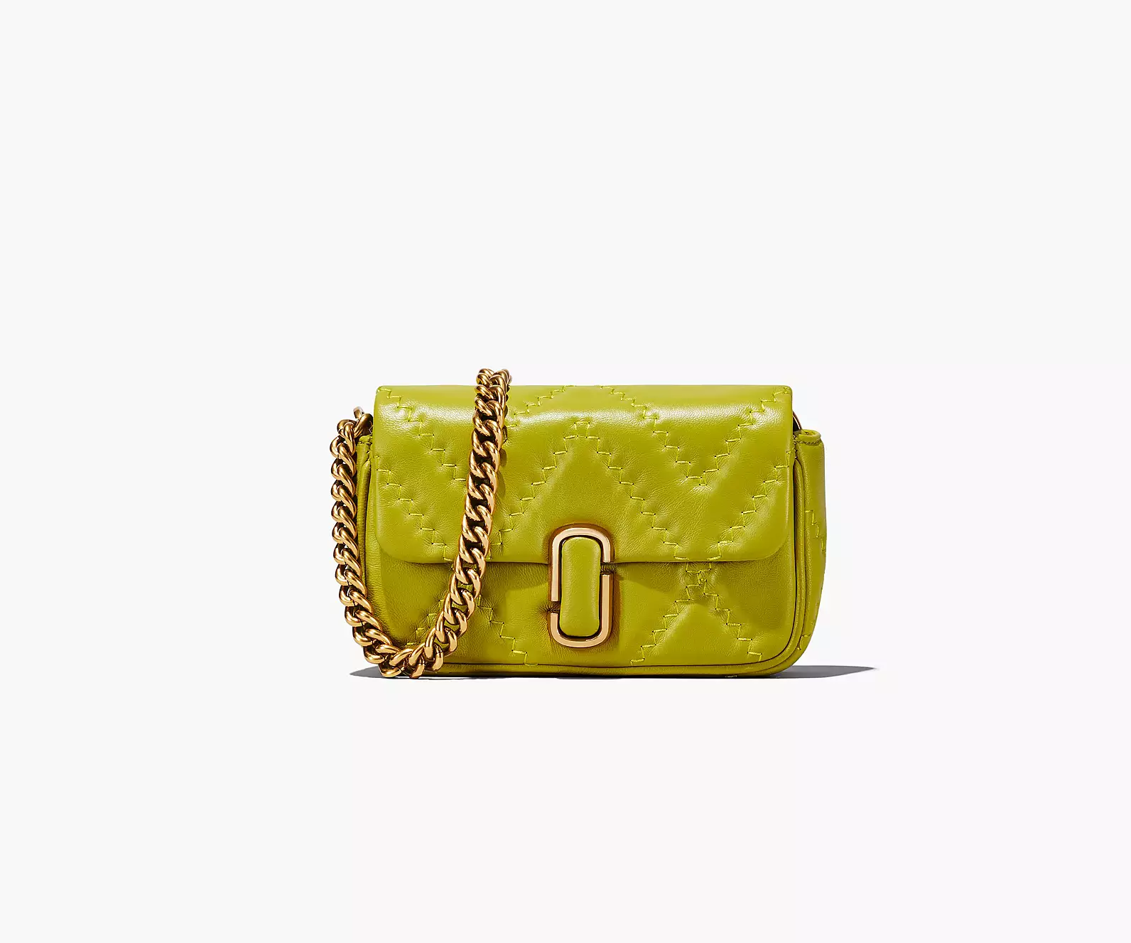 THE QUILTED LEATHER J MARC MINI SHOULDER BAG