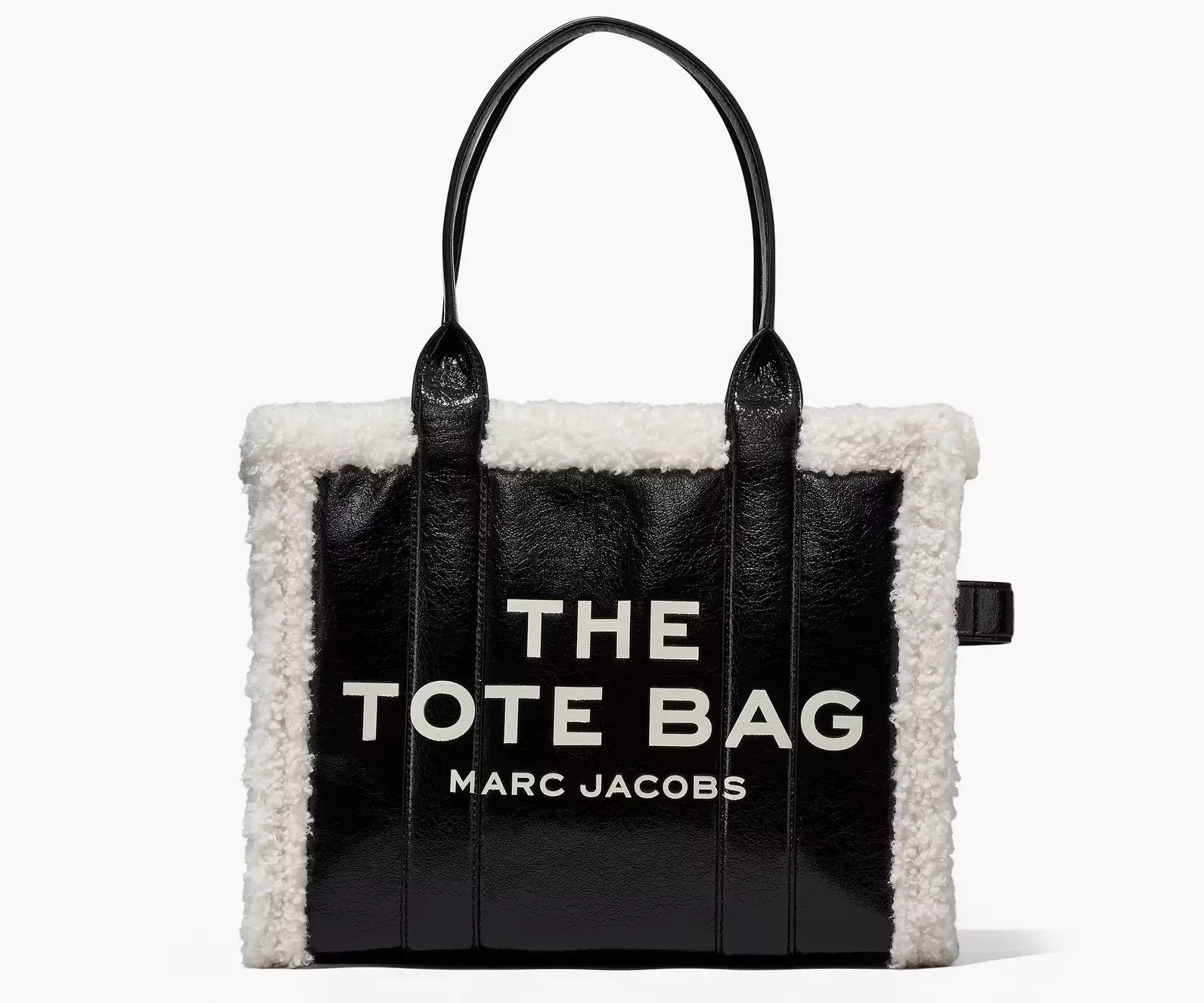 THE CRINKLE LEATHER LARGE TOTE BAG