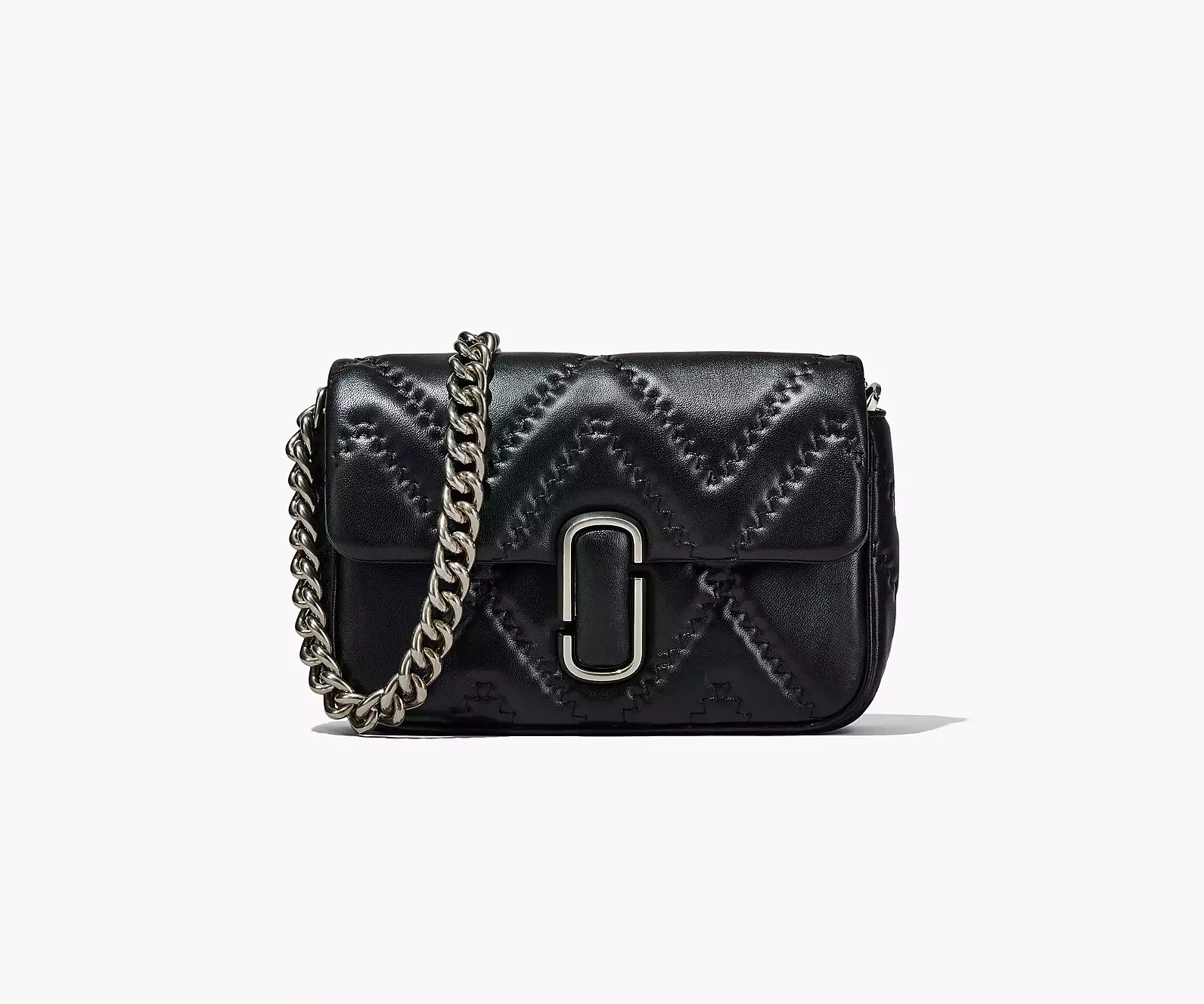 THE QUILTED LEATHER J MARC SHOULDER BAG