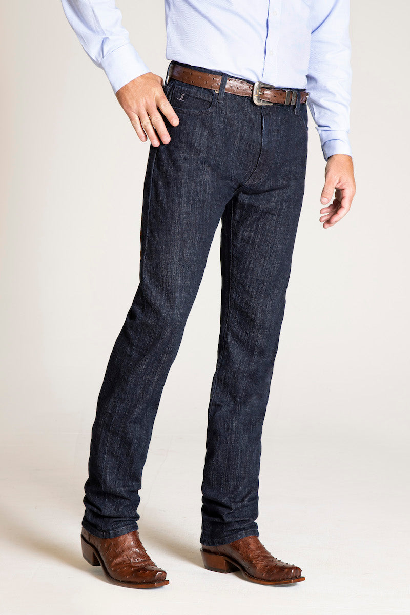 Relaxed Straight Denim Medium Wash
