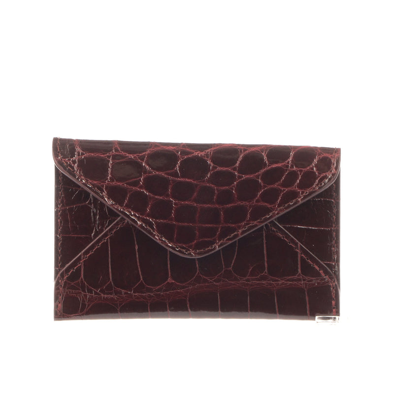 Envelope Card Case Alligator