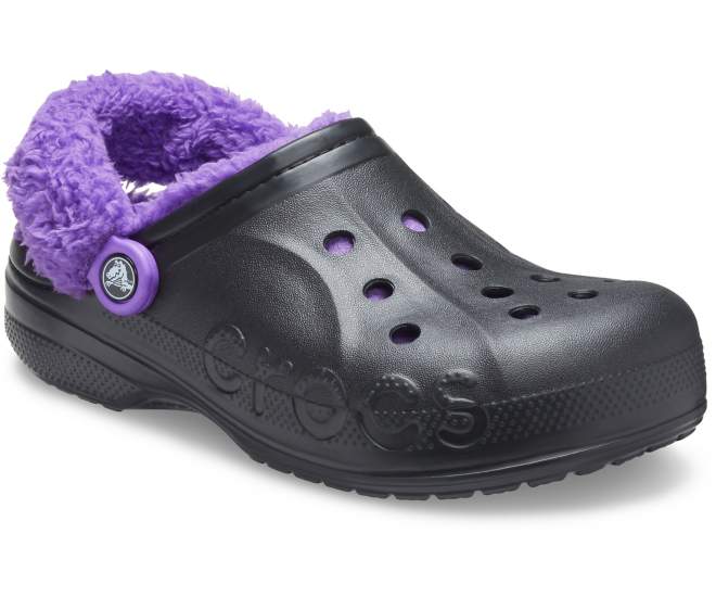 Baya Lined Fuzz-Strap Clog