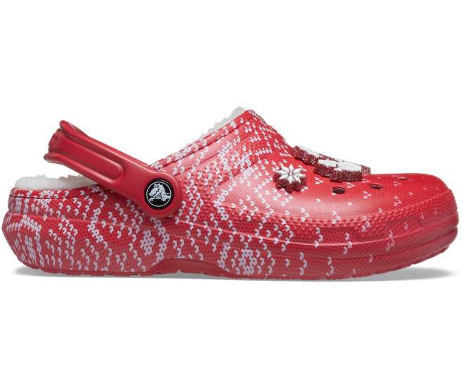 Classic Lined Holiday Charm Clog