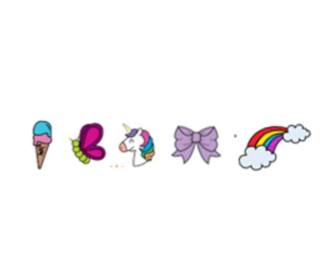 Young Girl Cartoons 5 Pack