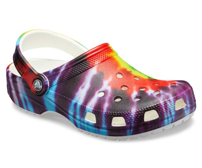 Classic Tie-Dye Graphic Clog