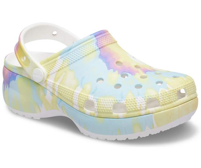 Women's Classic Platform Tie-Dye Graphic Clog