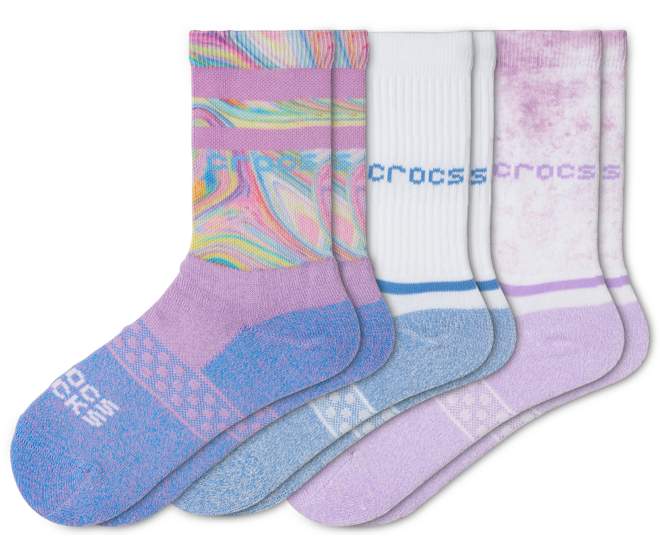 Crocs Socks Kid Crew Seasonal 3-Pack