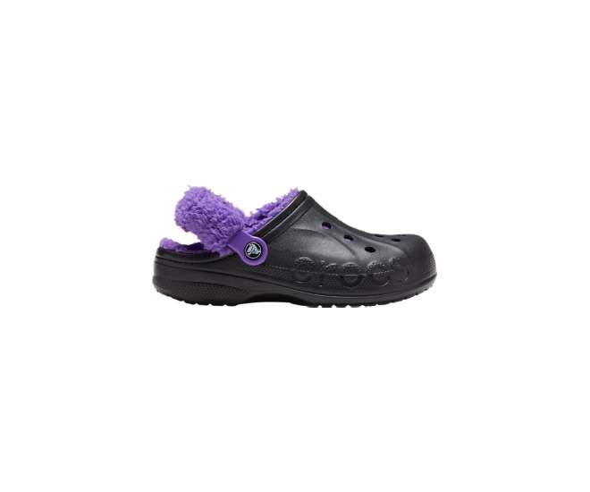 Baya Lined Fuzz-Strap Clog