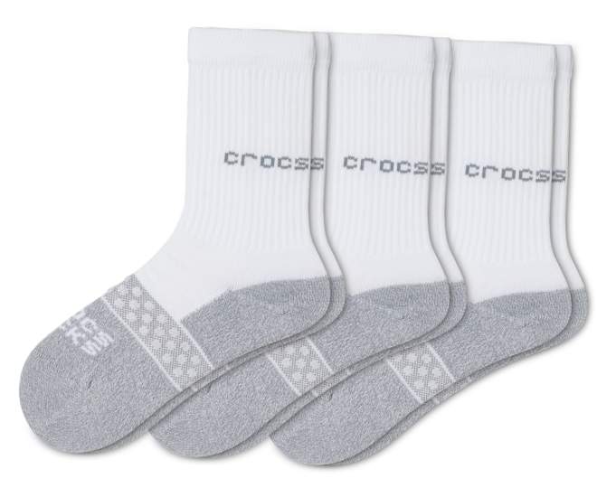 Crocs Socks Kid Crew Solid 3-Packs