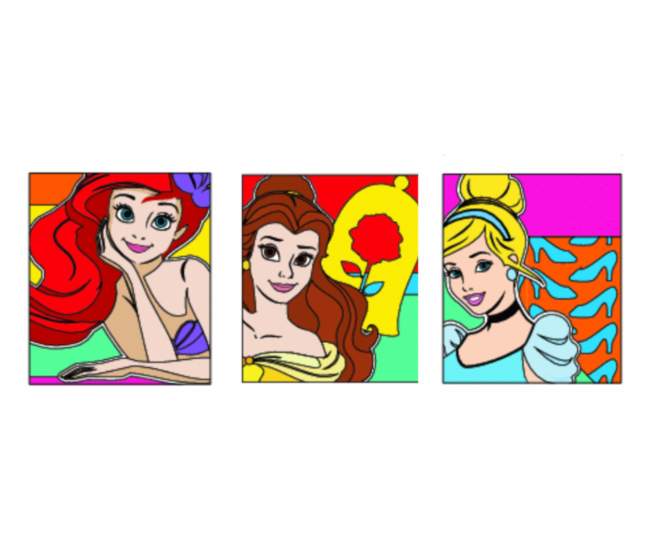 Disney Princess Portrait 3 Pack