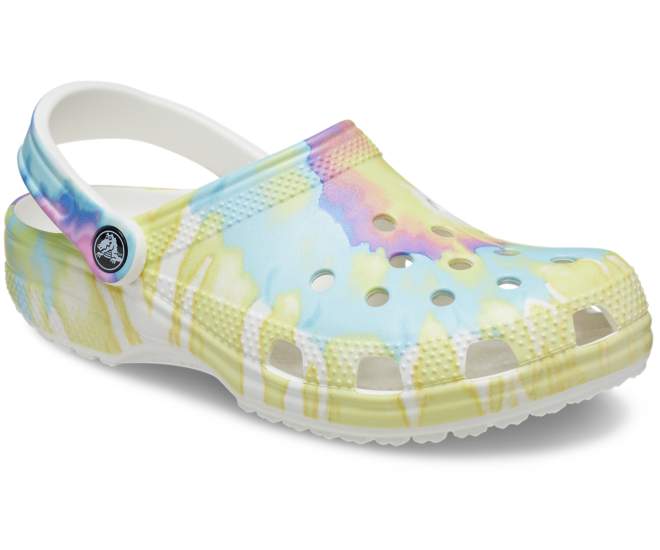 Classic Tie-Dye Graphic Clog