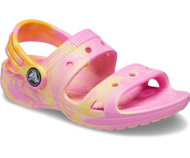 Toddlers' Classic Crocs Marbled Sandal