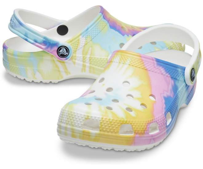Classic Tie-Dye Graphic Clog