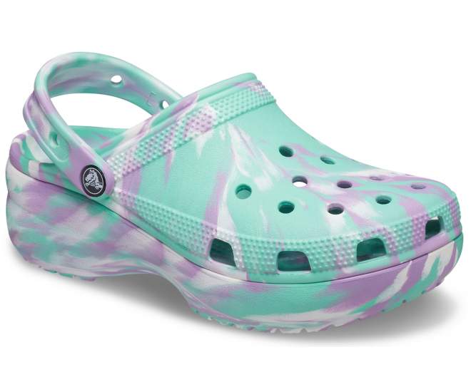 Women's Classic Platform Marbled Clog