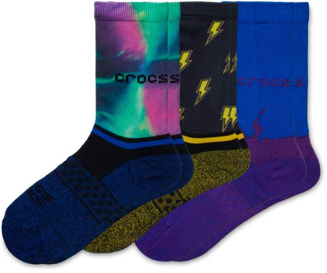 Crocs Socks Kid Crew Out Of This World 3-Pack