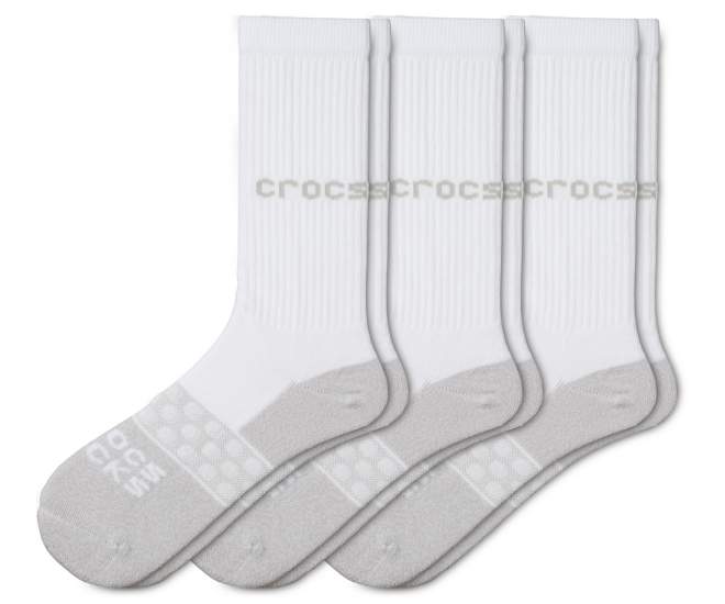 Crocs Socks Adult Crew Solid 3-Pack