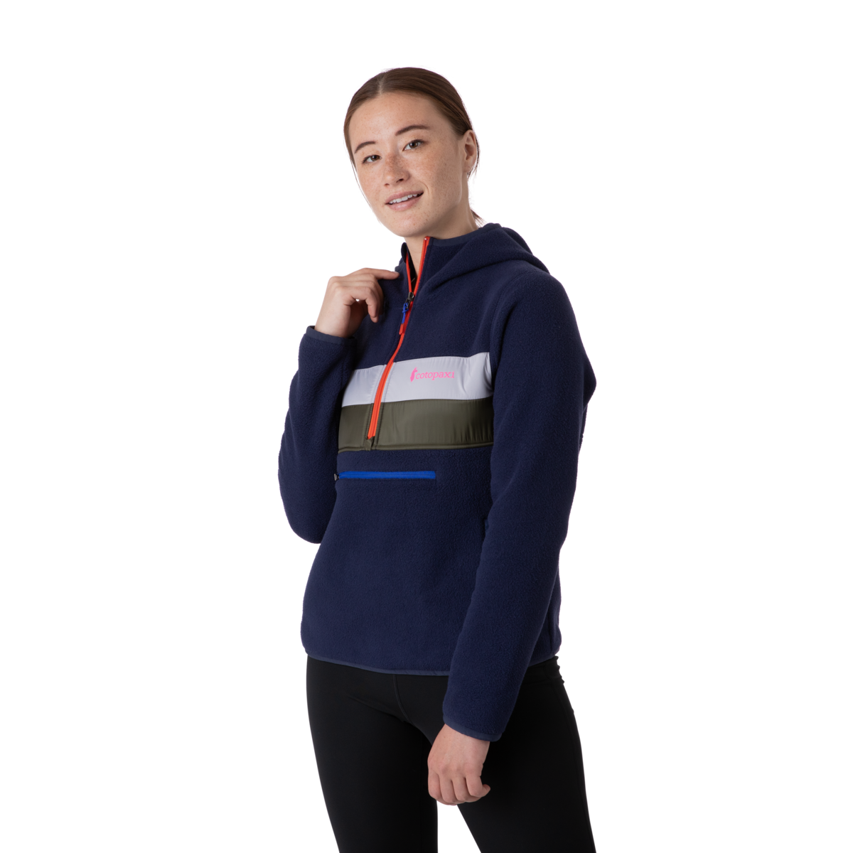 Teca Fleece Hooded Half-Zip Jacket - Recycled - Women's