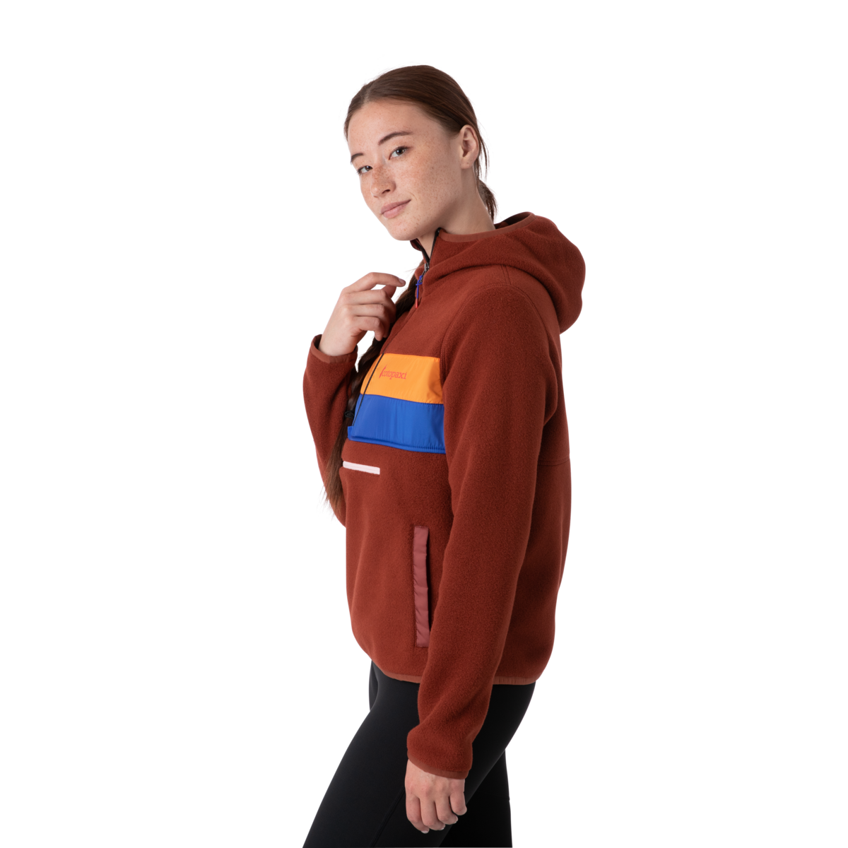 Teca Fleece Hooded Half-Zip Jacket - Recycled - Women's