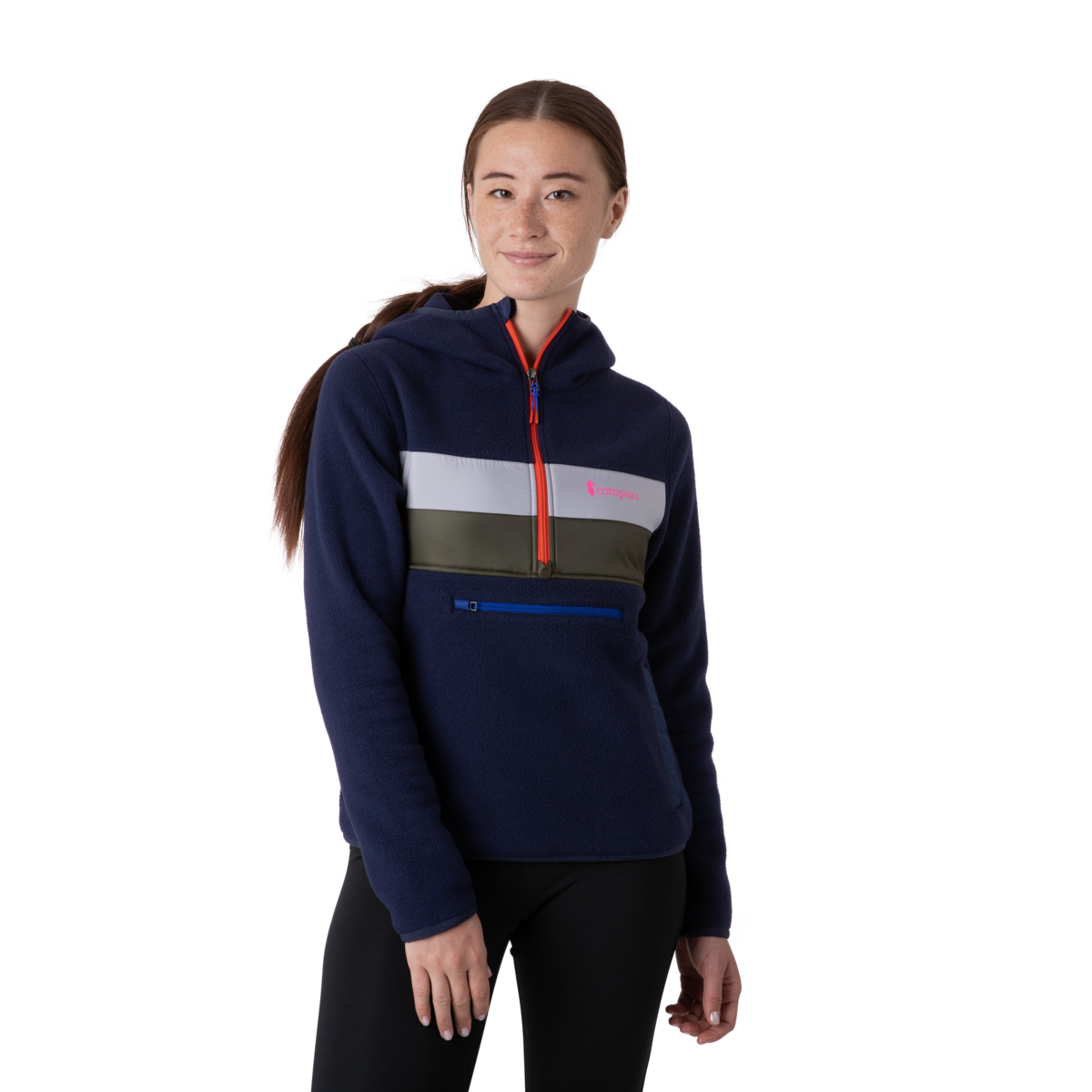 Teca Fleece Hooded Half-Zip Jacket - Recycled - Women's