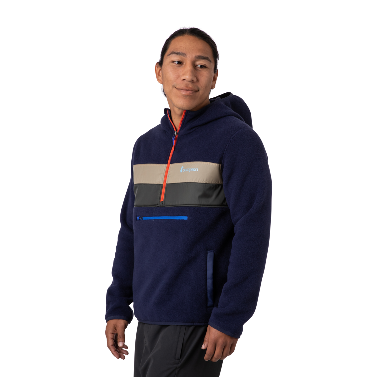 Teca Fleece Hooded Half-Zip Jacket - Recycled - Men's