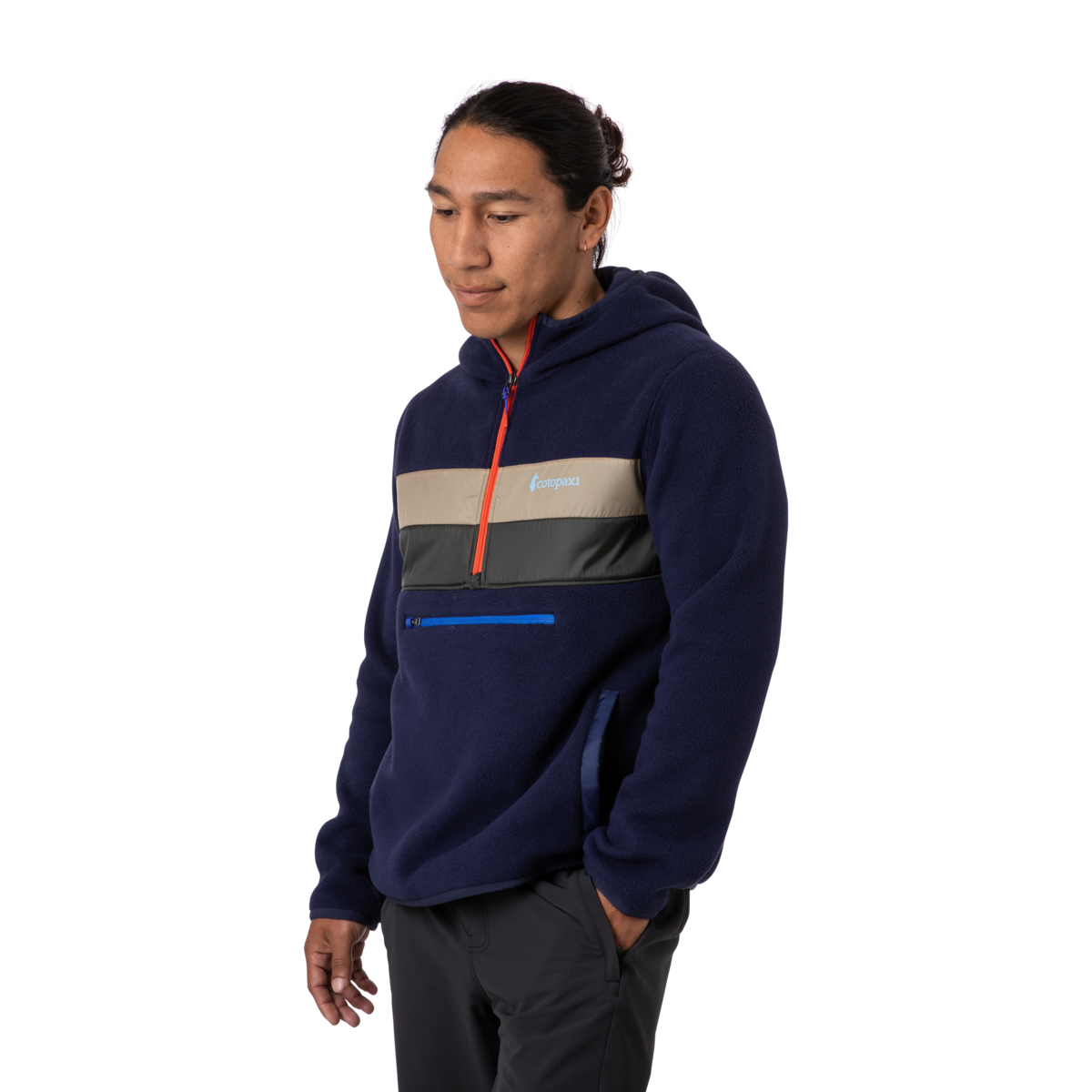 Teca Fleece Hooded Half-Zip Jacket - Recycled - Men's