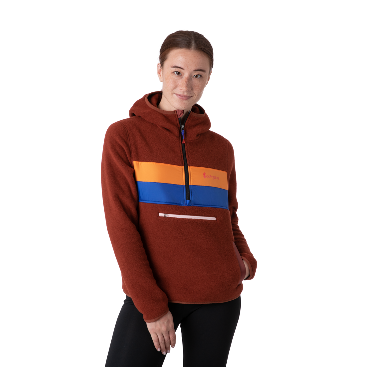 Teca Fleece Hooded Half-Zip Jacket - Recycled - Women's