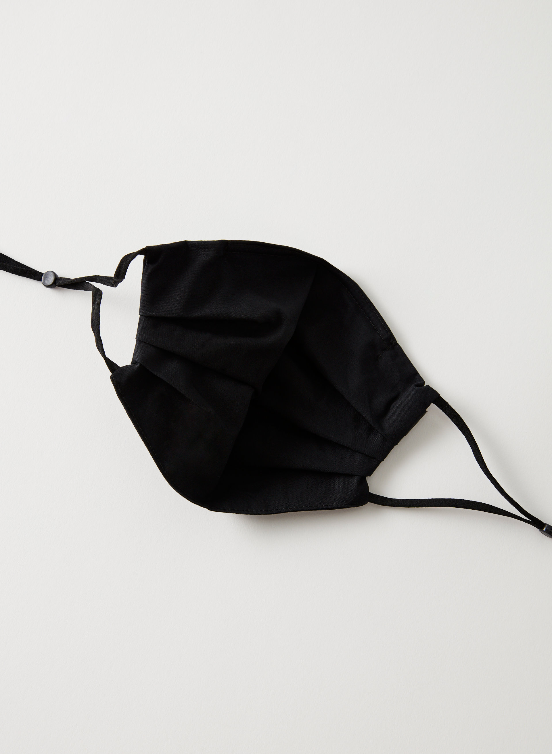 Pleated Cotton Face Mask - Petite