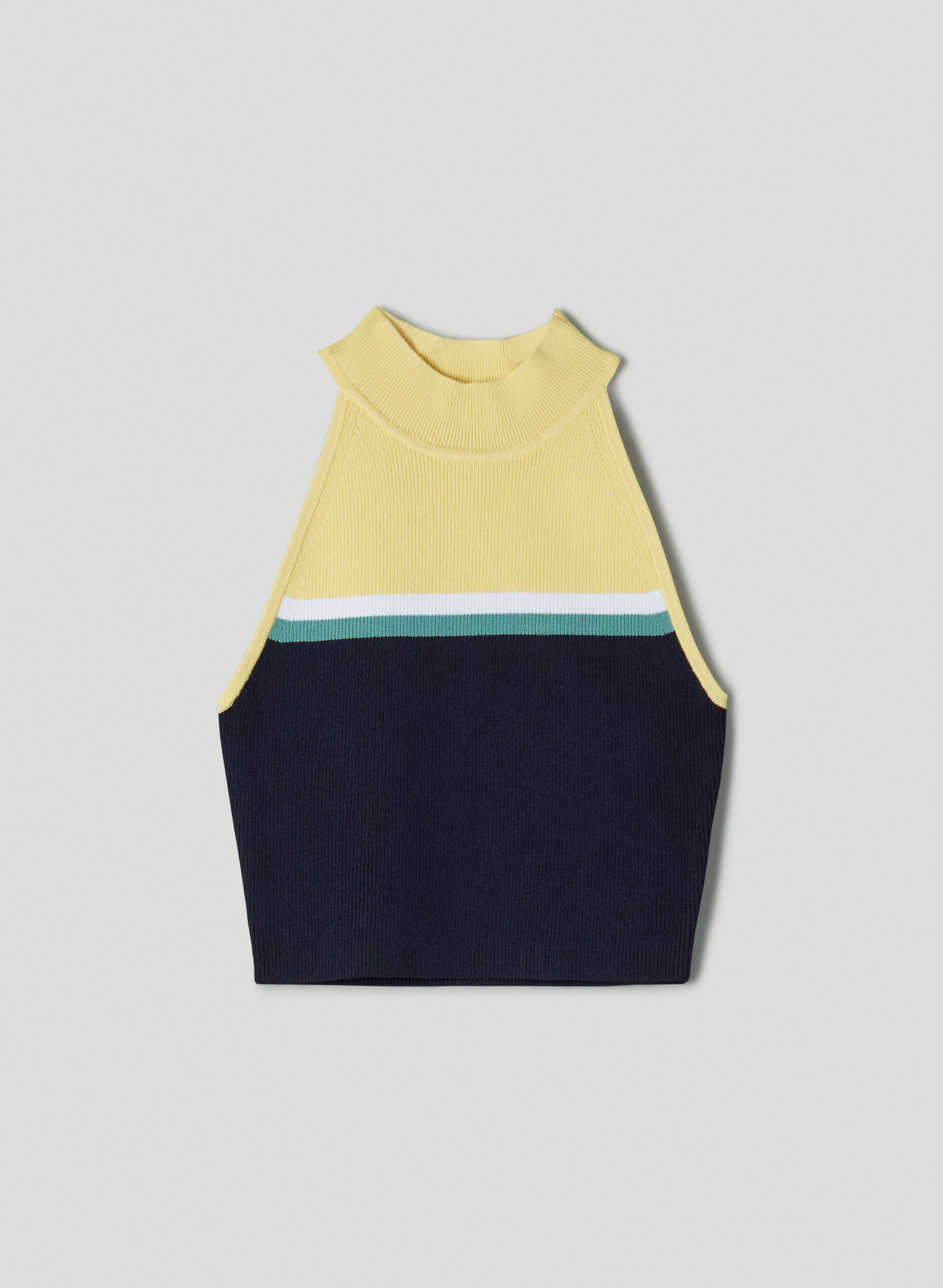 Sculpt Knit Halter Top