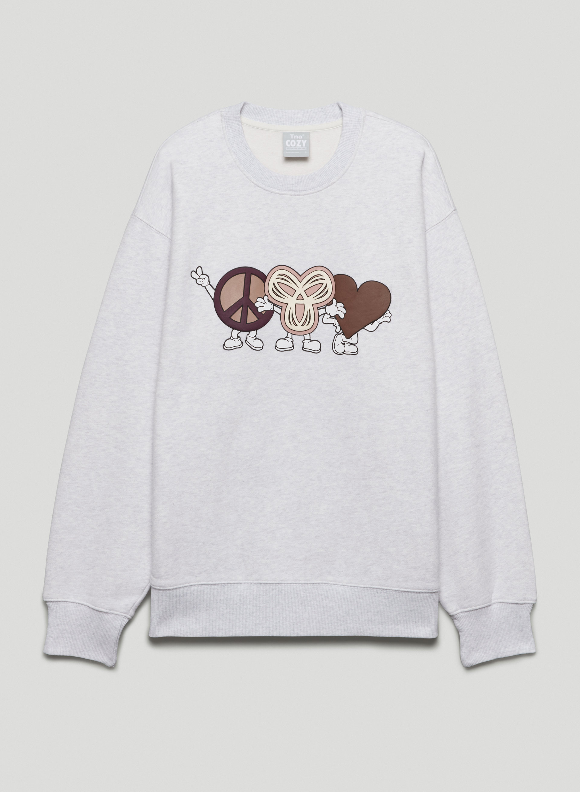 New Cozy Fleece Boyfriend Crew Sweatshirt