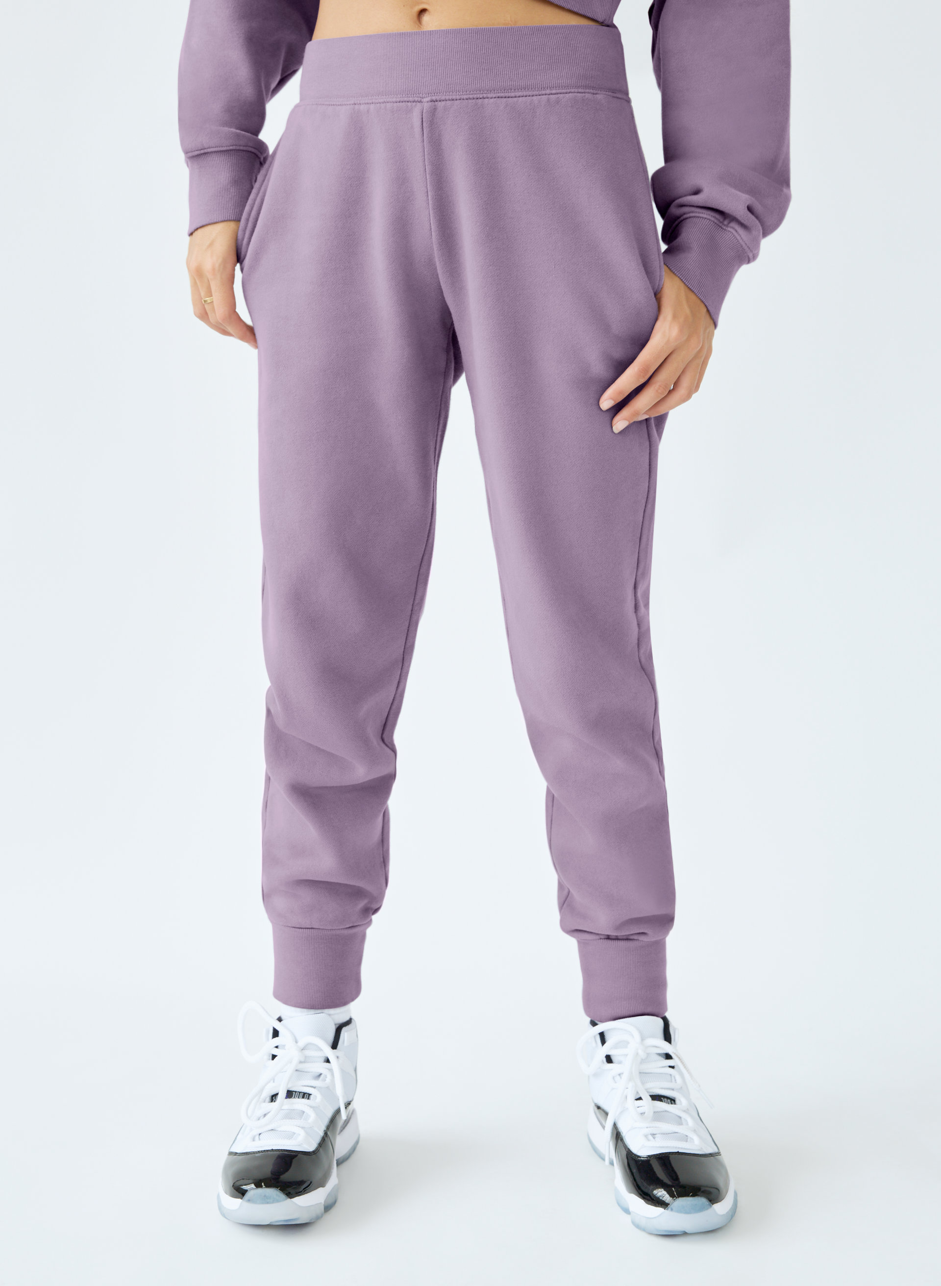 Cozy Fleece Boyfriend Cuffed Sweatpant