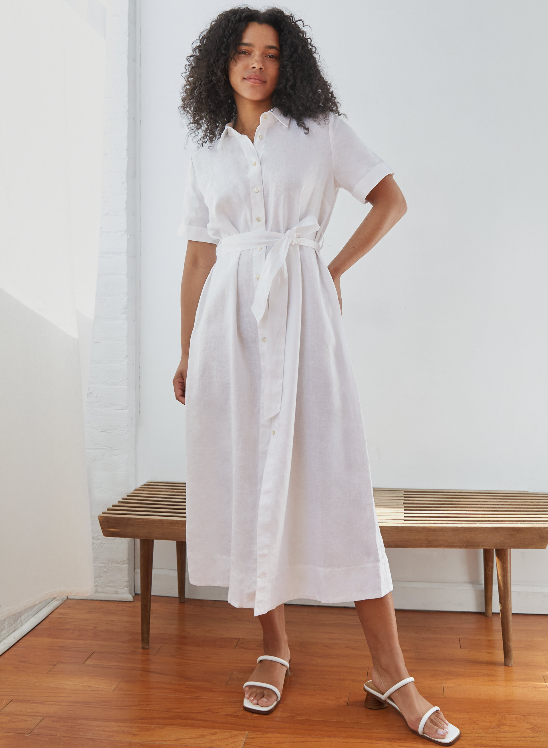 Eleta Linen Dress