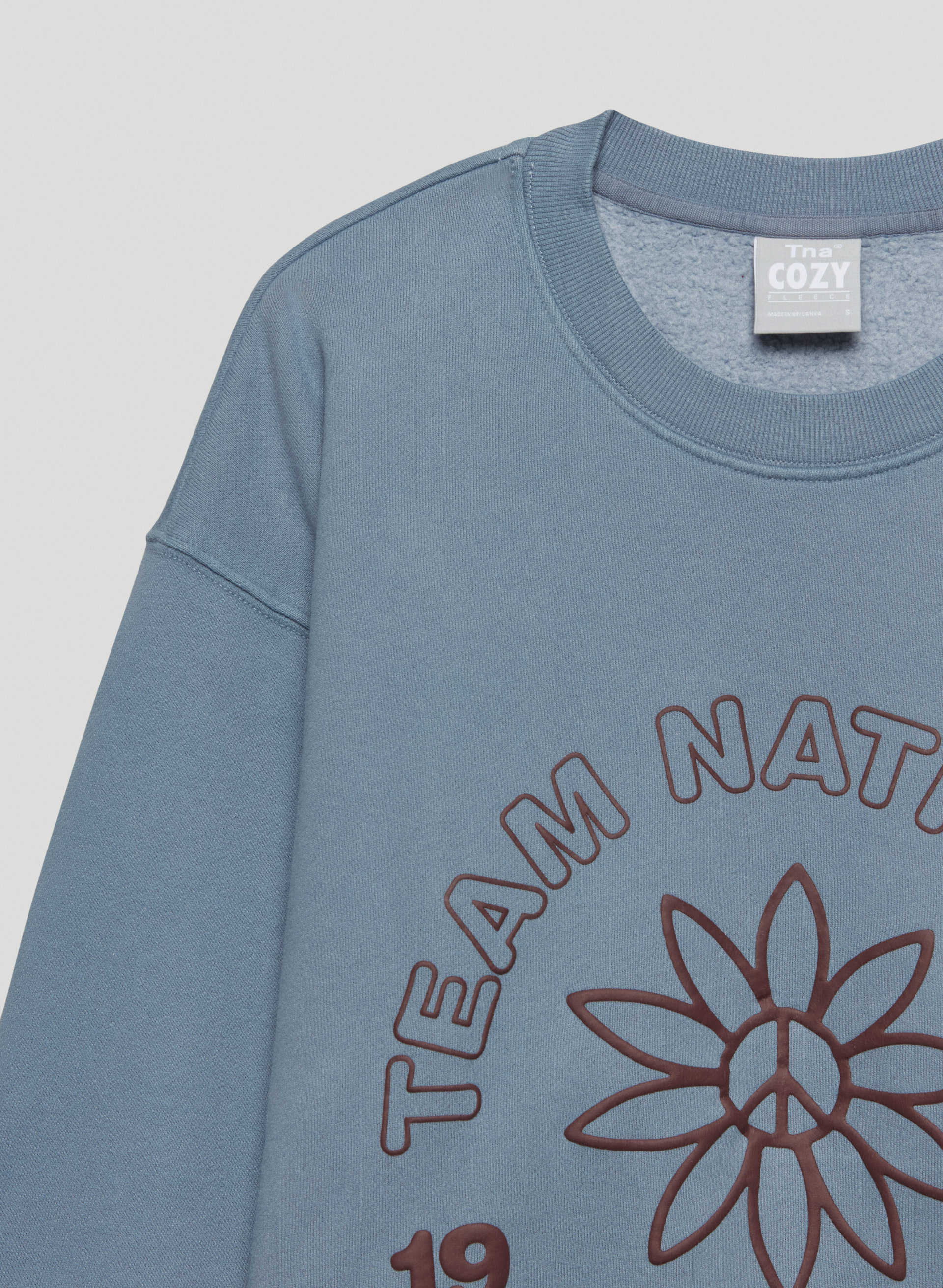 New Cozy Fleece Boyfriend Crew Sweatshirt