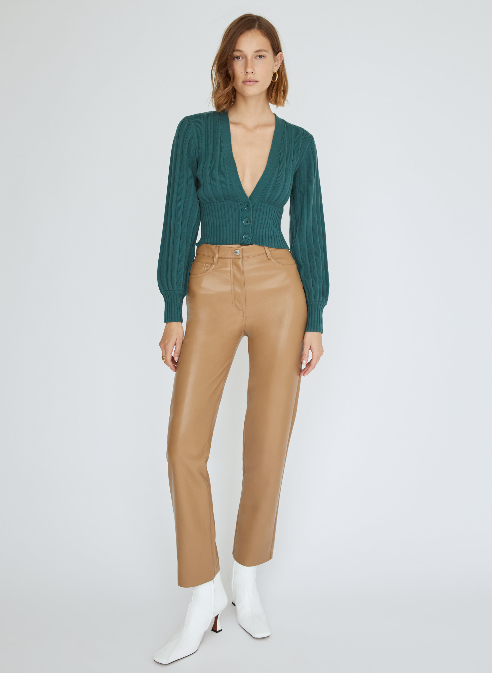 Plunge Front Cardigan