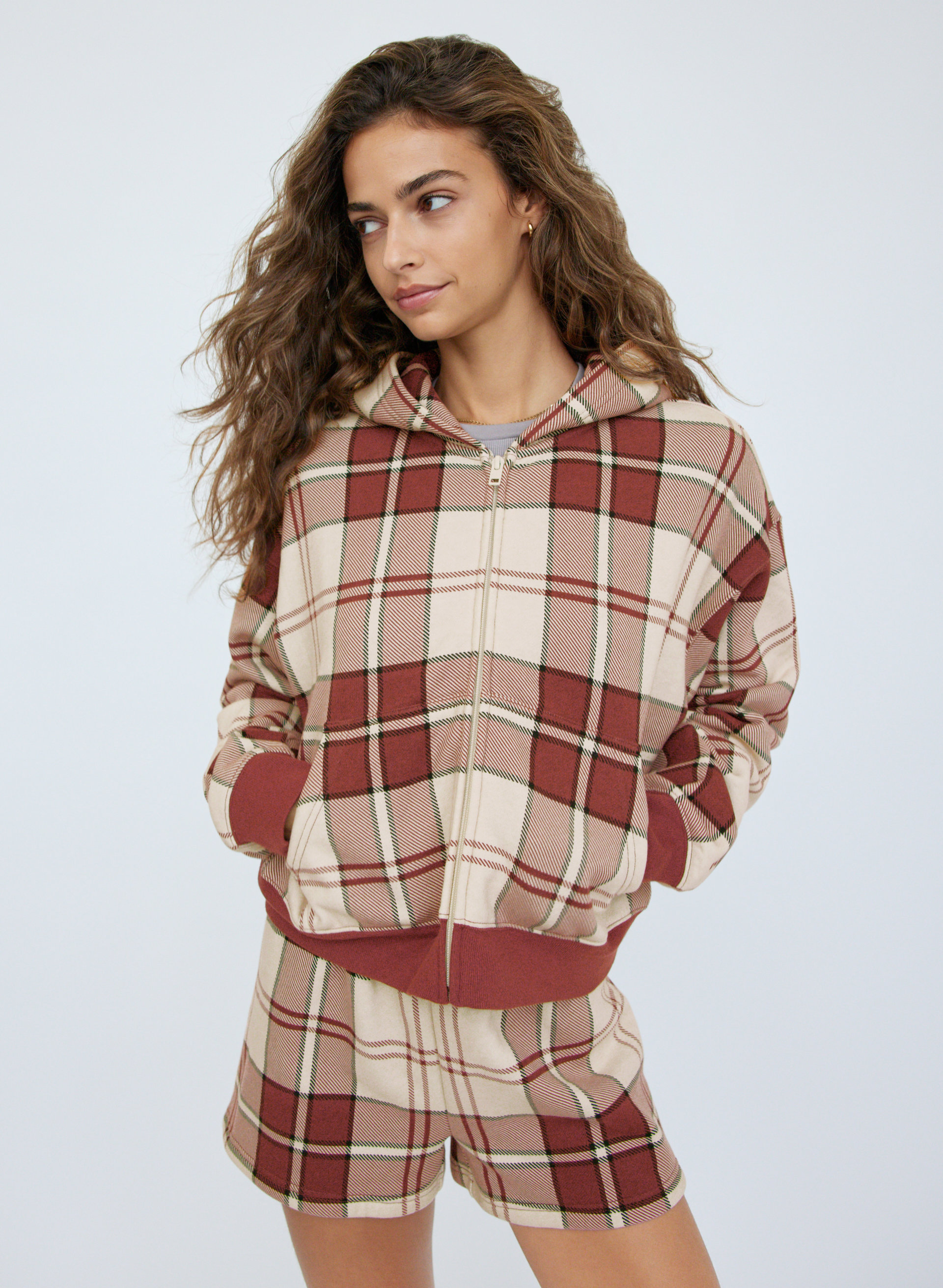 Cozy Fleece Boyfriend Boxy Zip-Up Hoodie