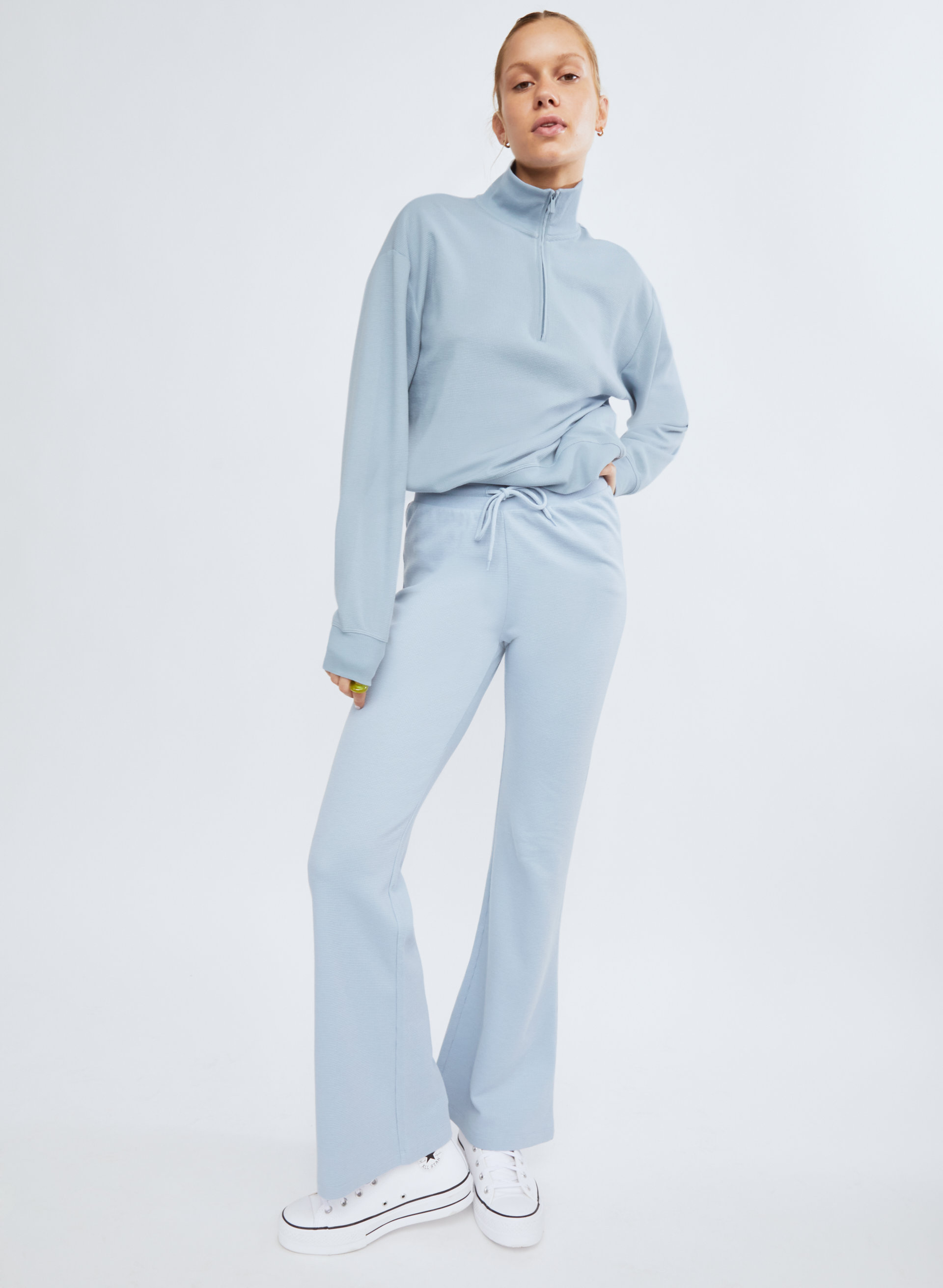 Baby Waffle 1/4 Zip Sweater