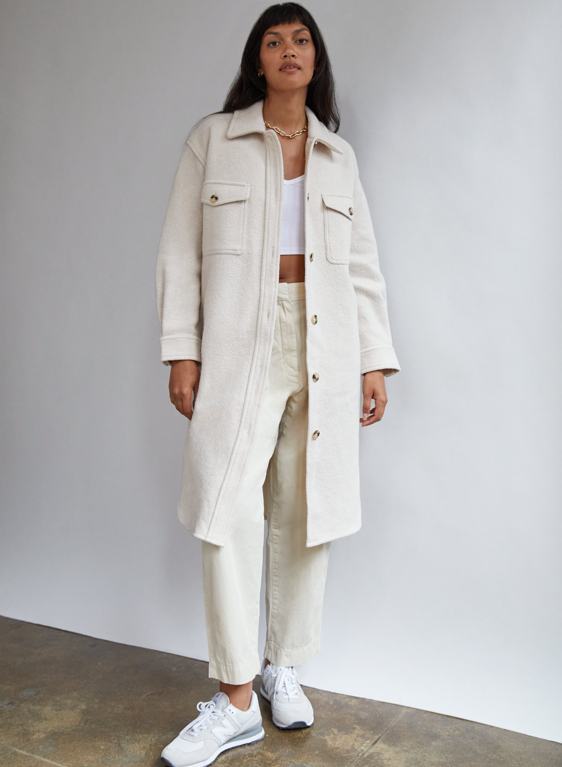 The Ganna Long Shirt Jacket