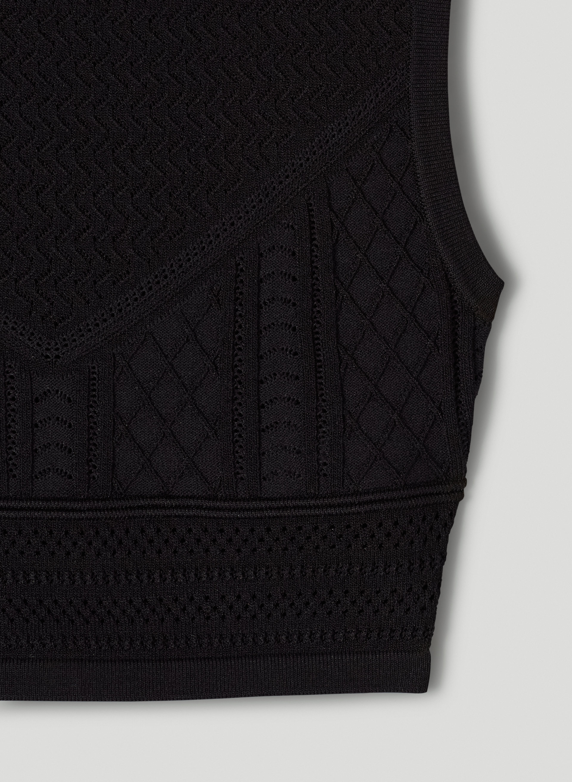 Pointelle Cropped Tank