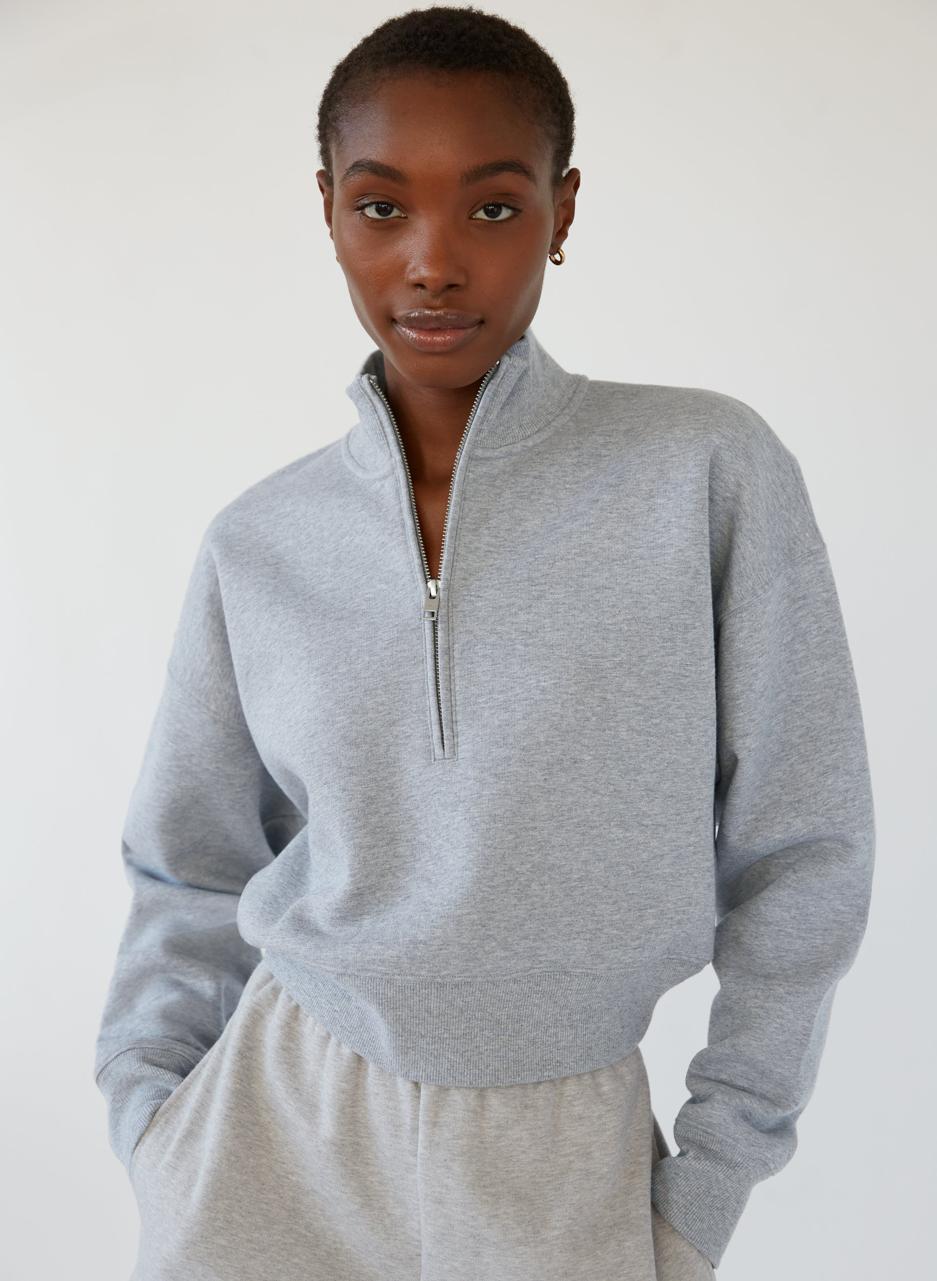 Free Fleece 1/2 Zip Sweatshirt