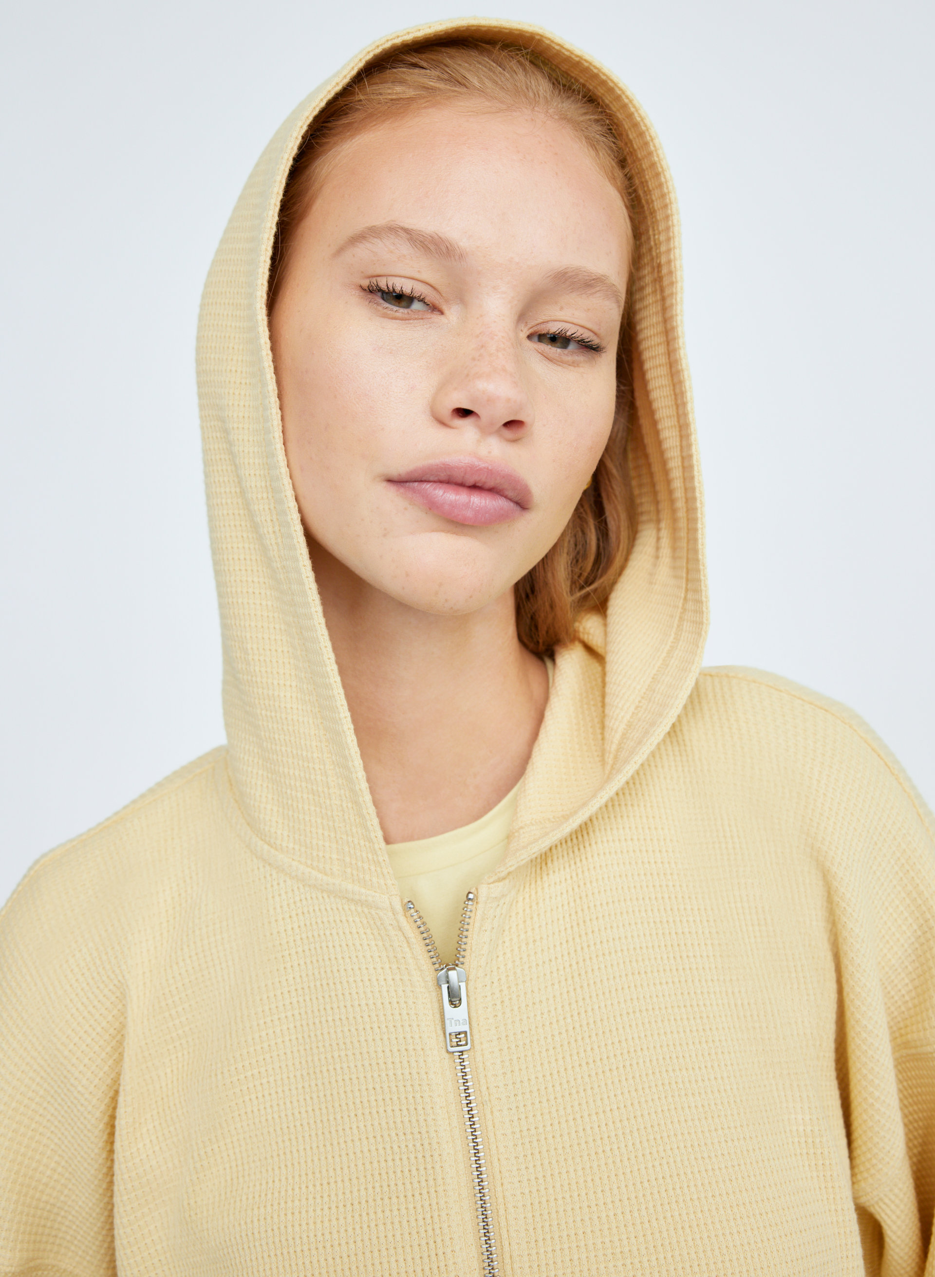 Claris Waffle Zip Hoodie