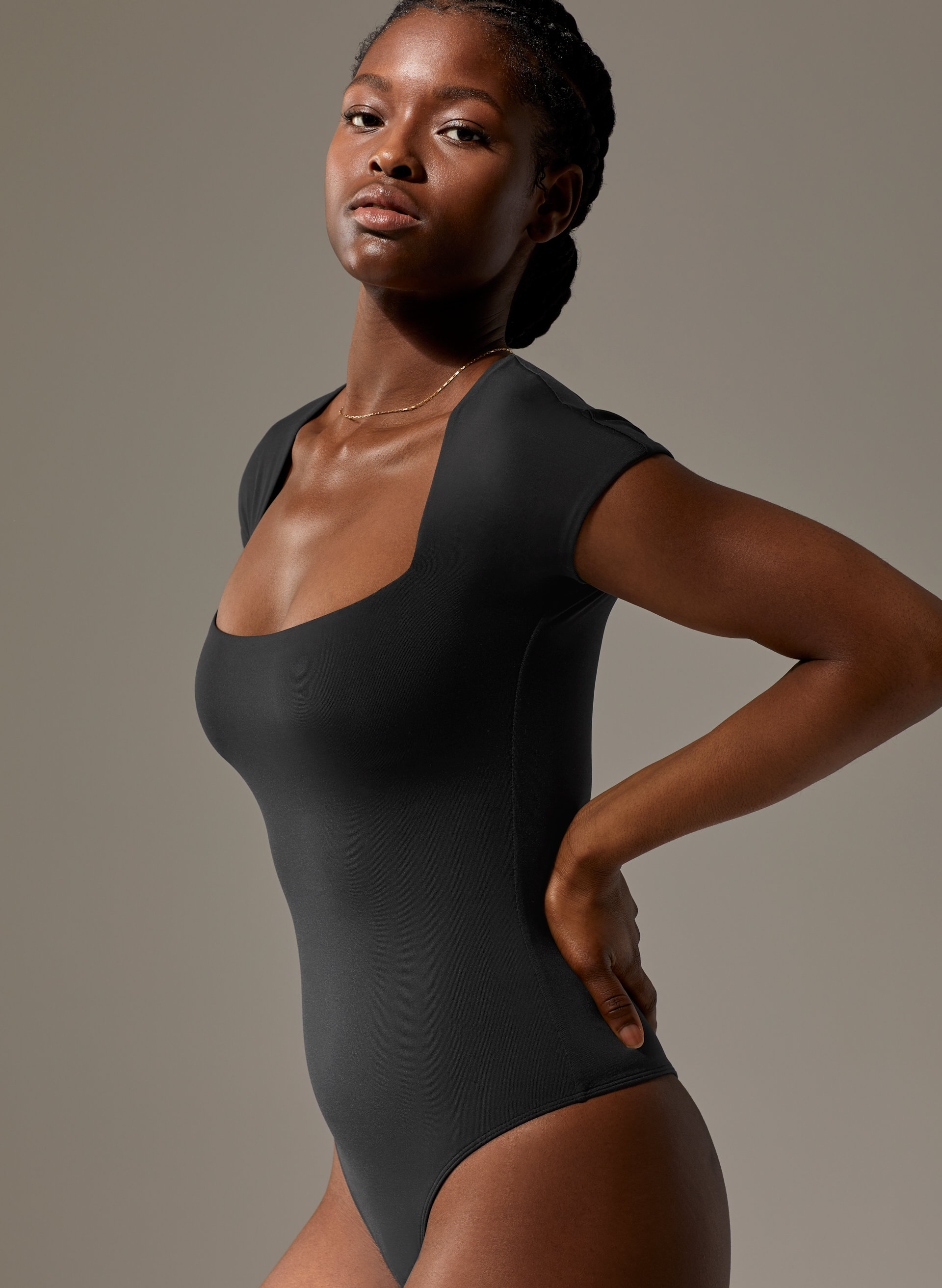 Contour Straight Neck Bodysuit