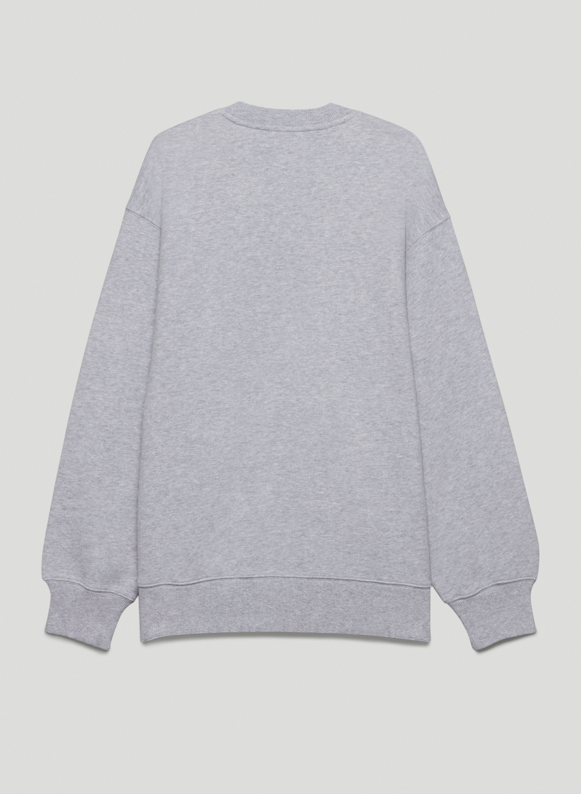 New Cozy Fleece Boyfriend Crew Sweatshirt