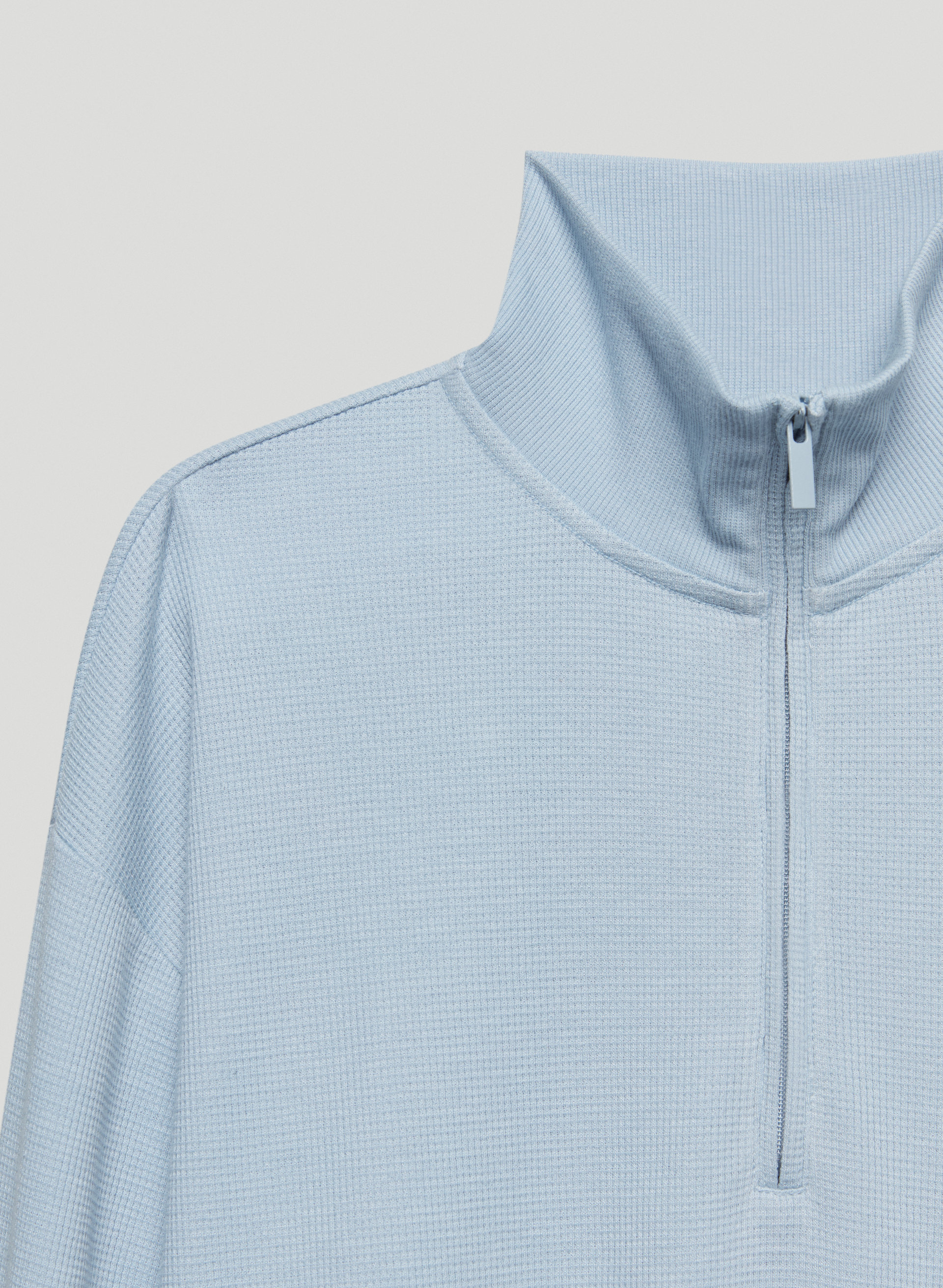 Baby Waffle 1/4 Zip Sweater