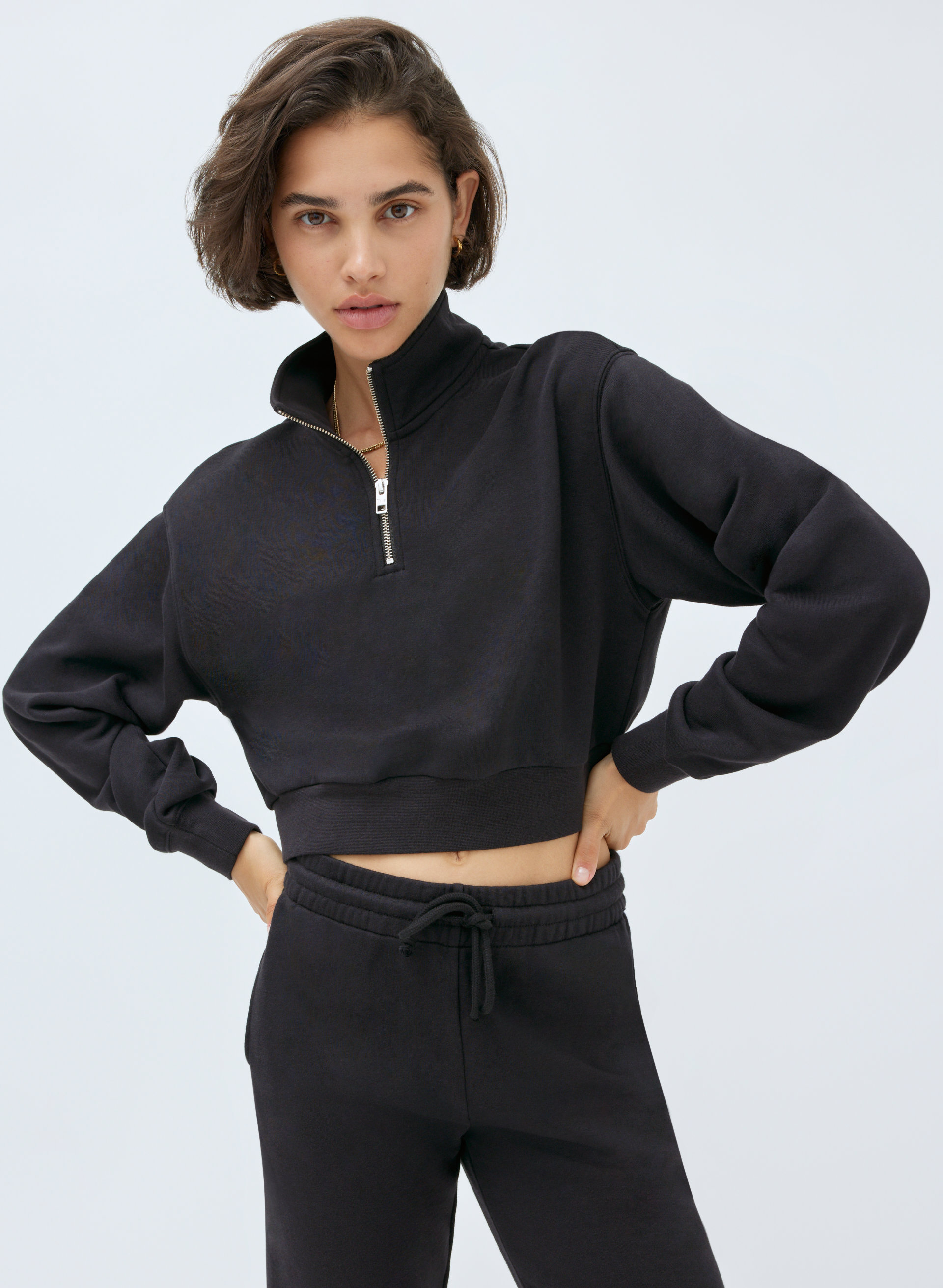 Airy Fleece Perfect 1/4 Zip Sweatshirt