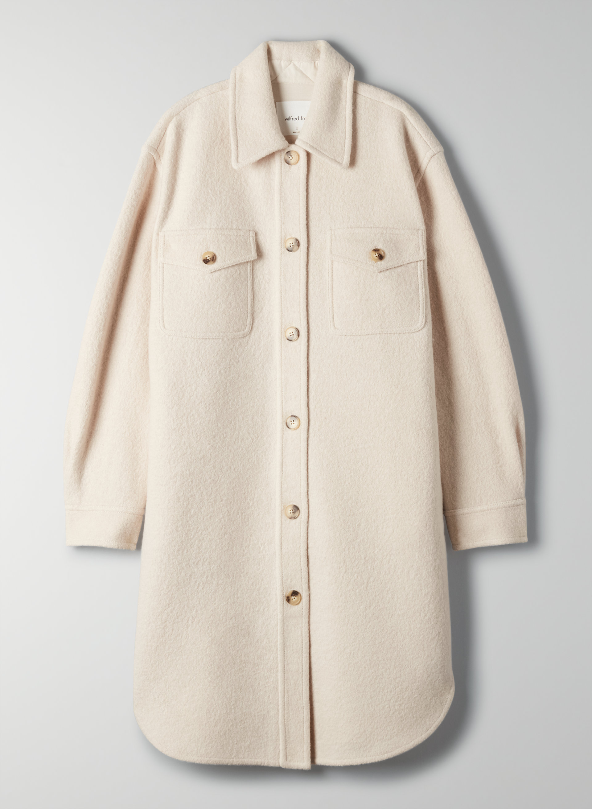 The Ganna Long Shirt Jacket