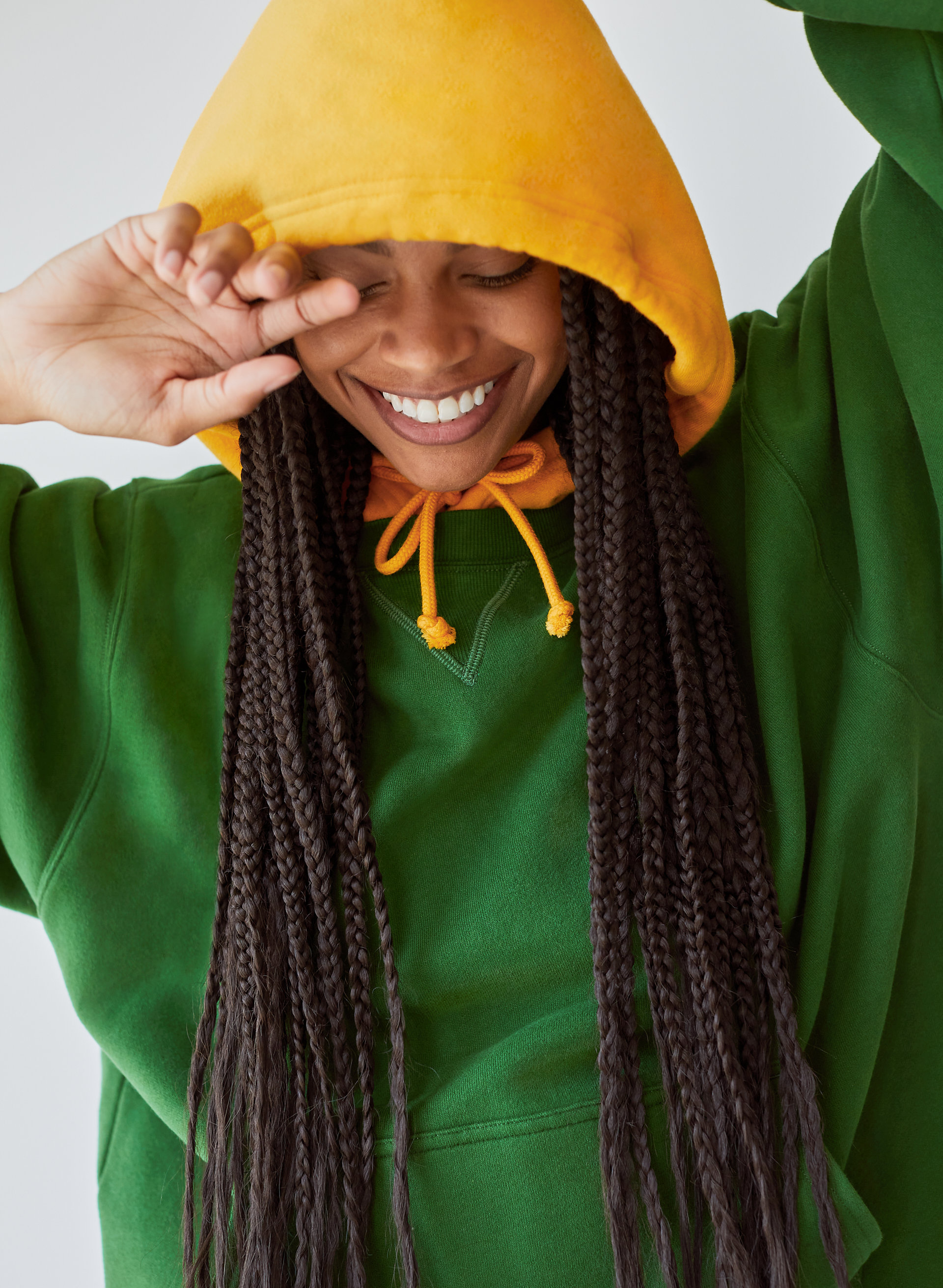 Cozy Fleece Mega Crew Hoodie