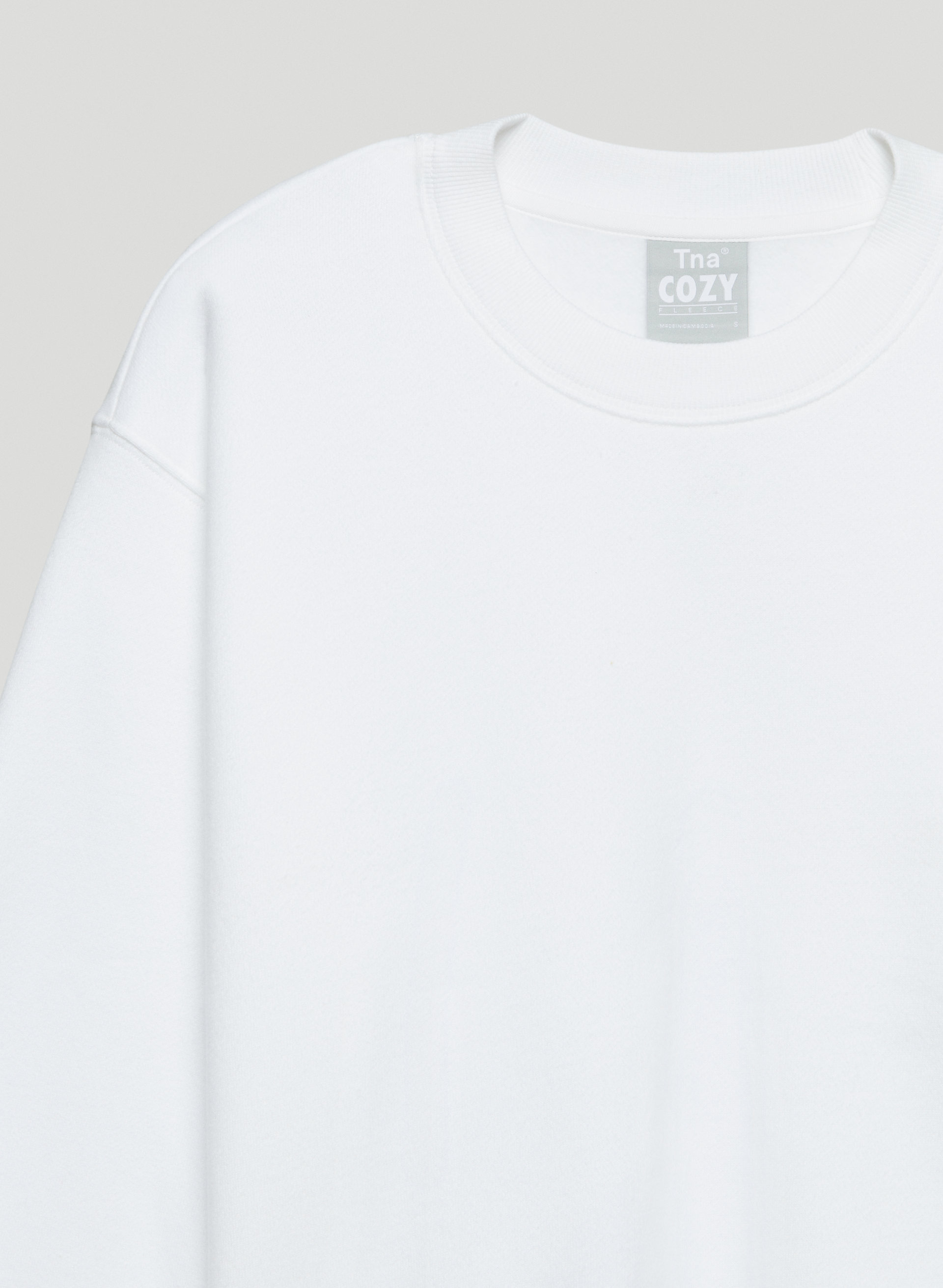 Cozy Fleece Perfect Cropped Sweatshirt