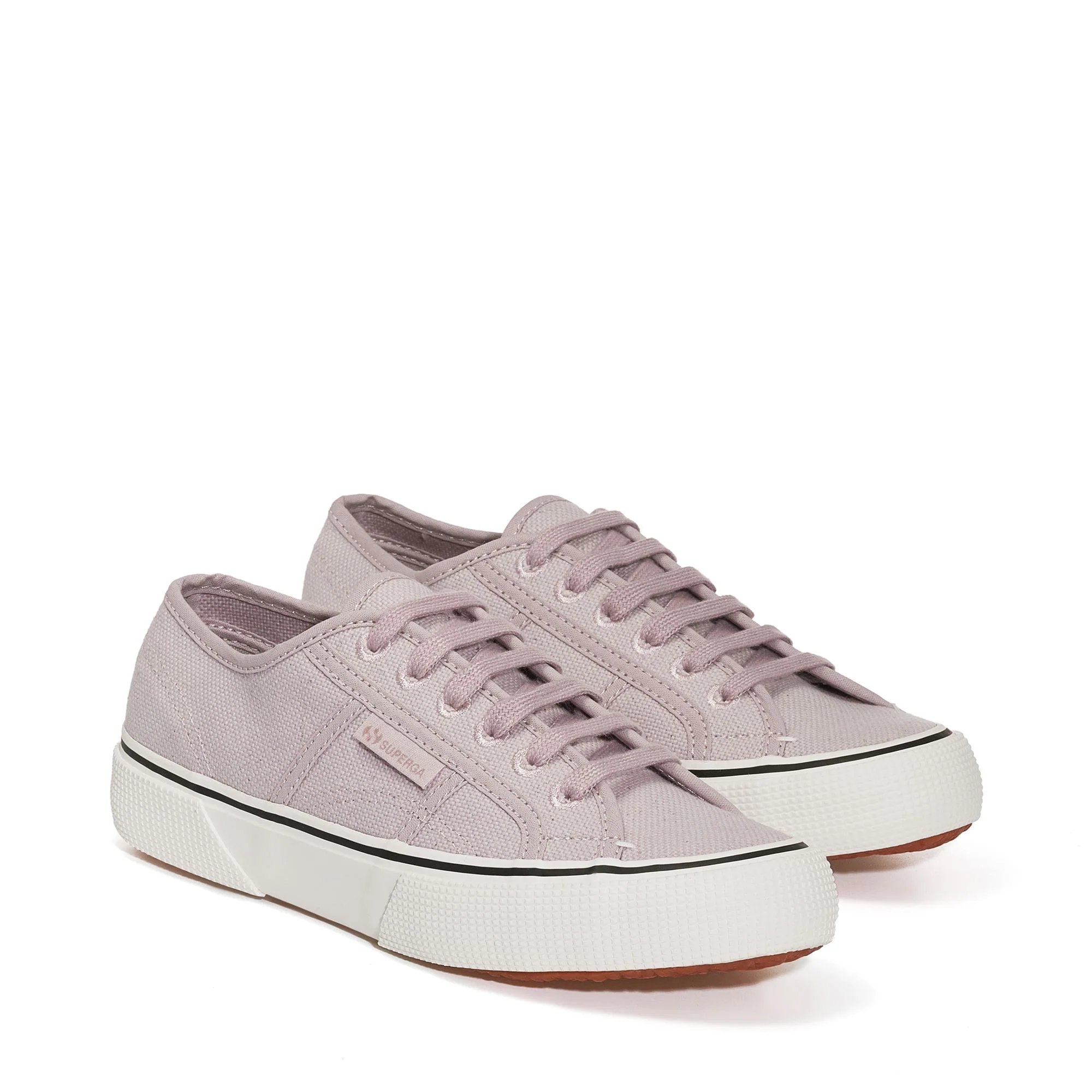 2490 BOLD ORGANIC CANVAS NATURAL DYE - Le Superga - Low Cut - Unisex - PINK MAGENTA LEAVES